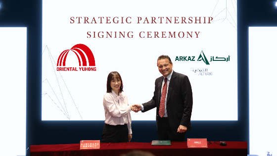 Strategic Partnership with Oriental Yuhong for HDPE Waterproofing Systems in KSA